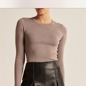Abercrombie & Fitch Wool Long Sleeve Crop Top Bundle